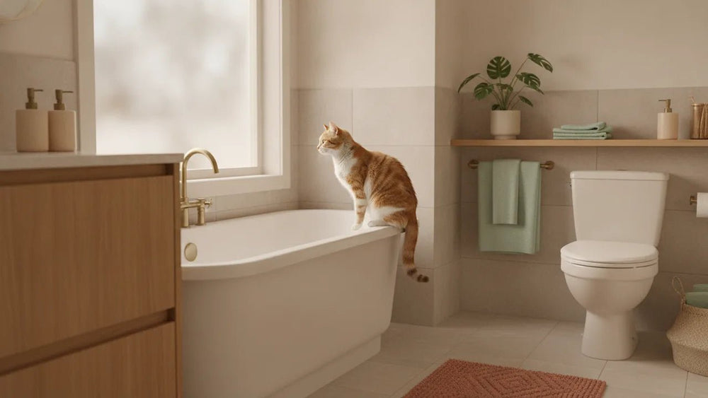 Chat qui fait dans la baignoire ou l'évier : pourquoi
