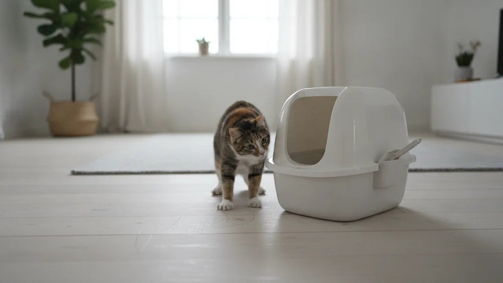Chat qui gratte autour de sa litière : que comprendre