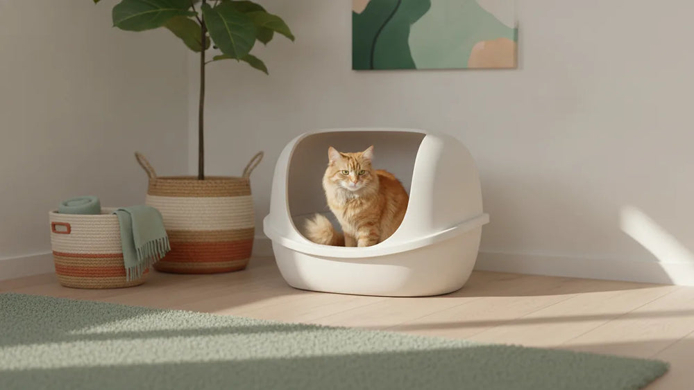 Chat qui reste longtemps dans sa litière : que penser