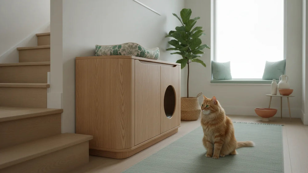 Litière dans une maison à étages : où l'installer