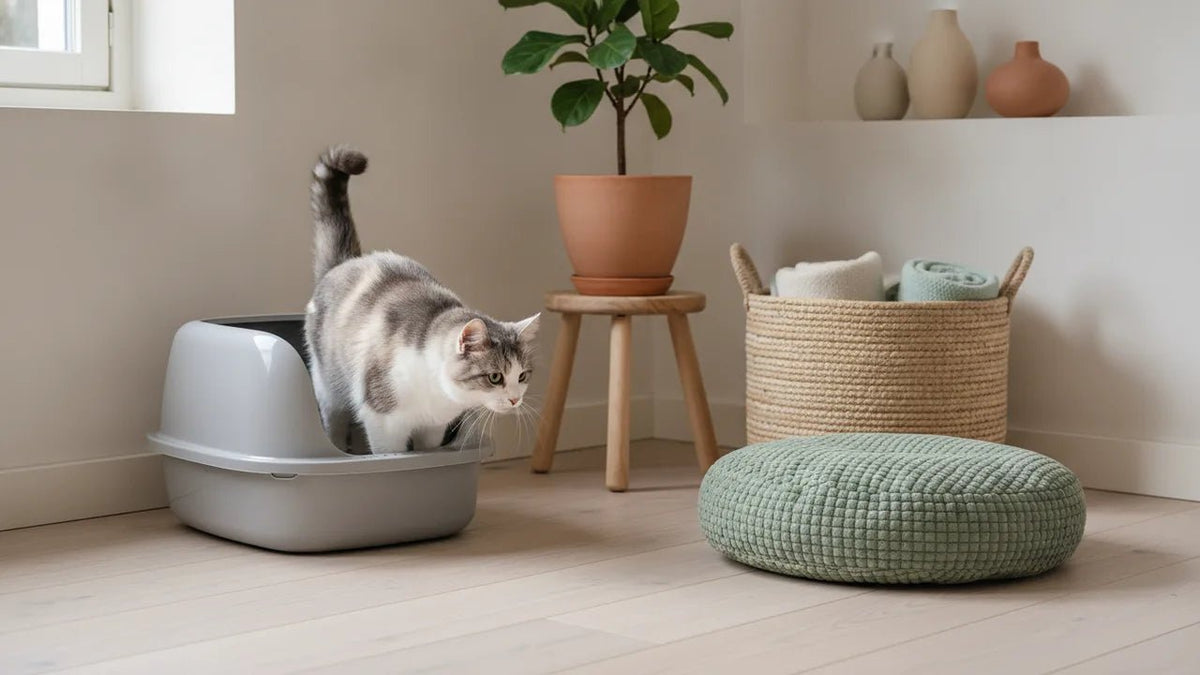 Litière et chat âgé : adapter le bac au senior