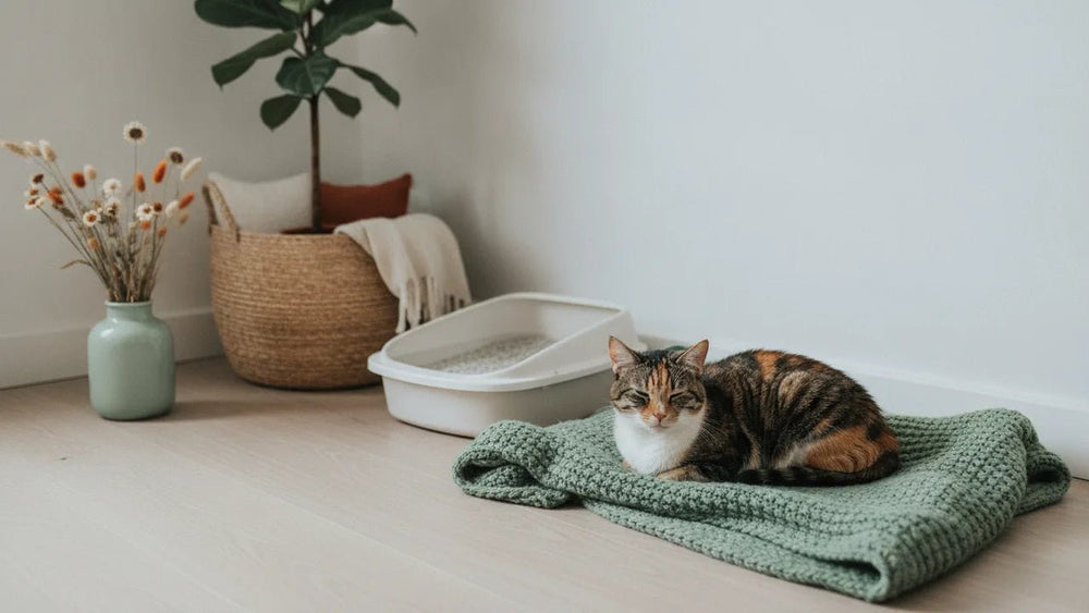 Litière et chat malade : adapter en convalescence