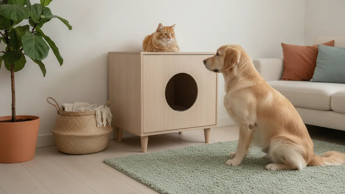 Litière et chien à la maison : empêcher l'accès