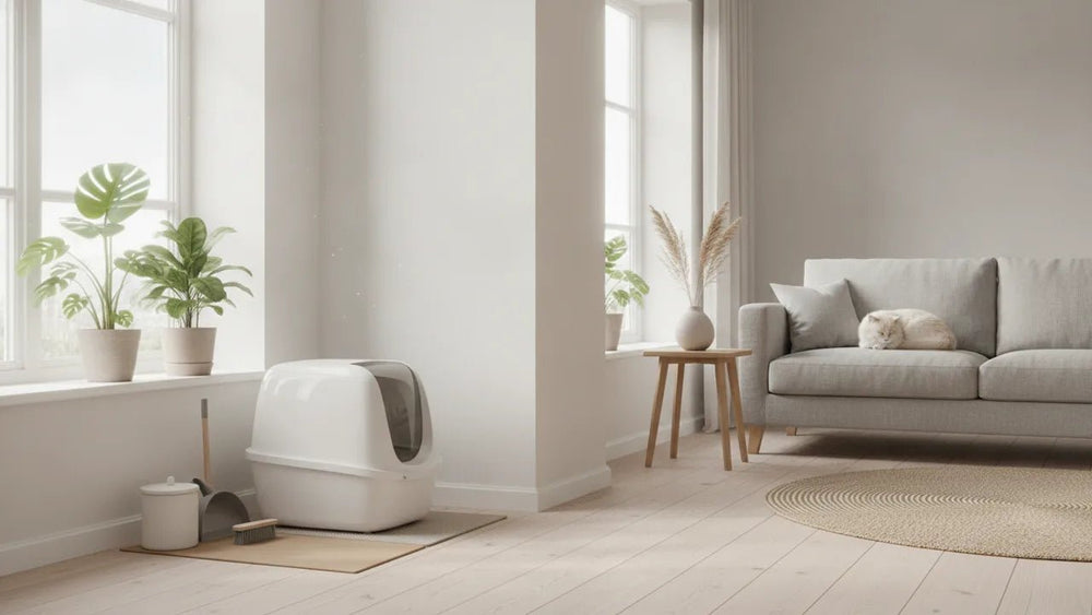 Litière sans odeur en appartement : ce qui marche