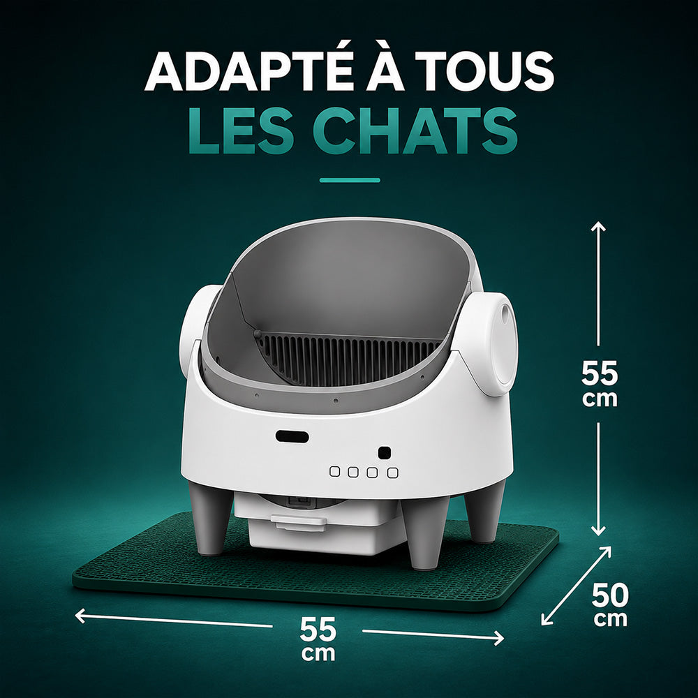 Litière automatique ORA vue de face
