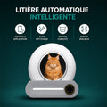 Litière automatique Simba intelligente, vue de face