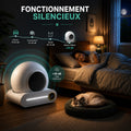 Litière automatique Simba en fonctionnement silencieux la nuit