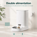 Alimentation secteur avec relais sur piles du distributeur de croquettes Rivo