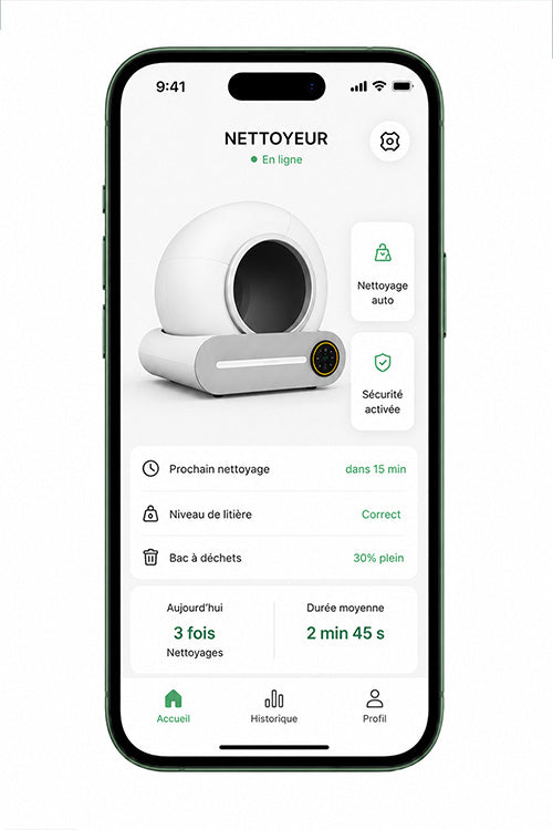 Application Mignou sur smartphone