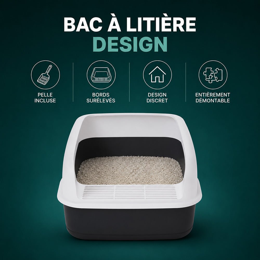 Bac à litière - Tobi - Mignou