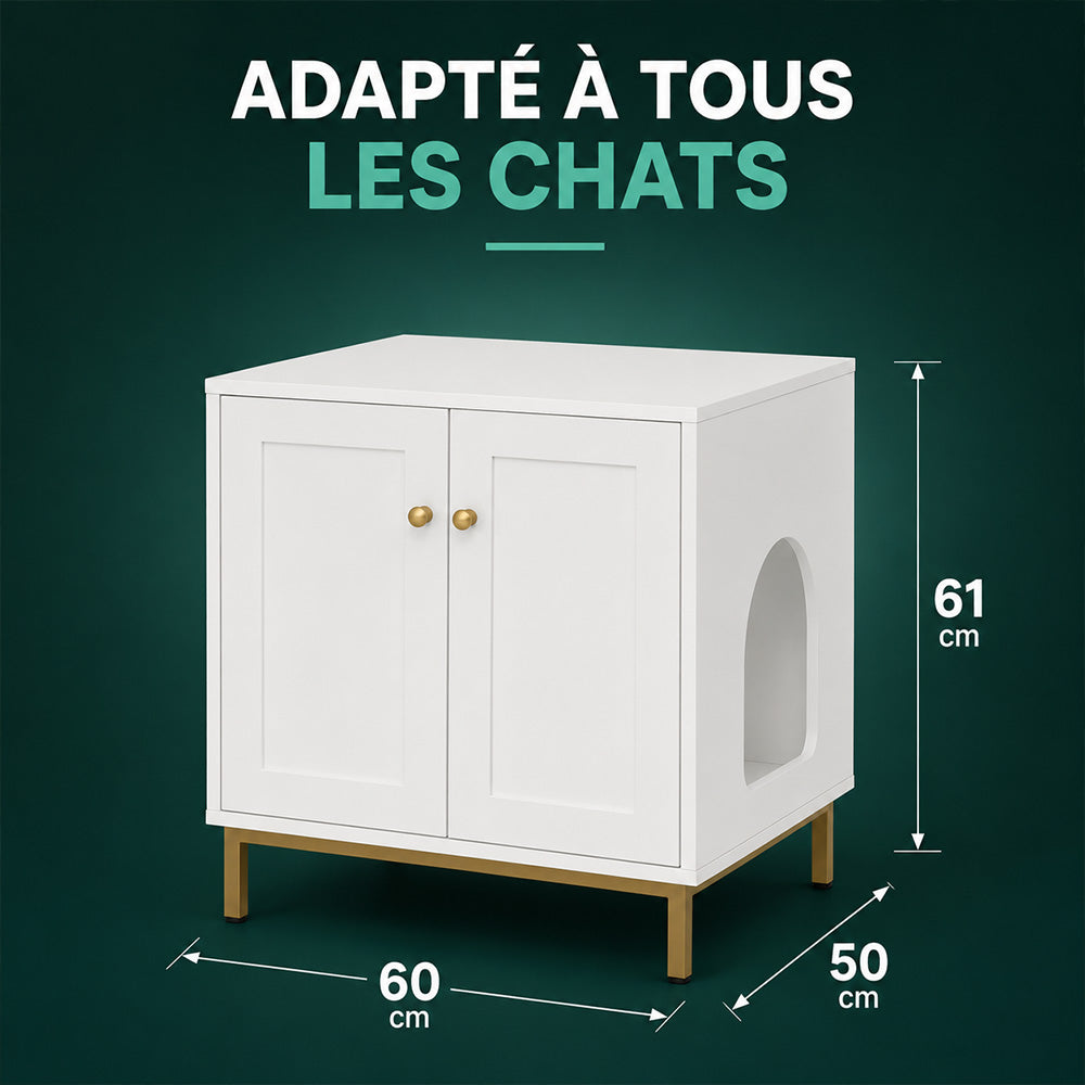 Meuble cache litière - Gus