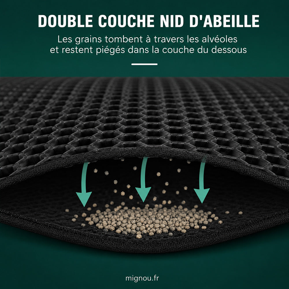 Tapis attrape-litière