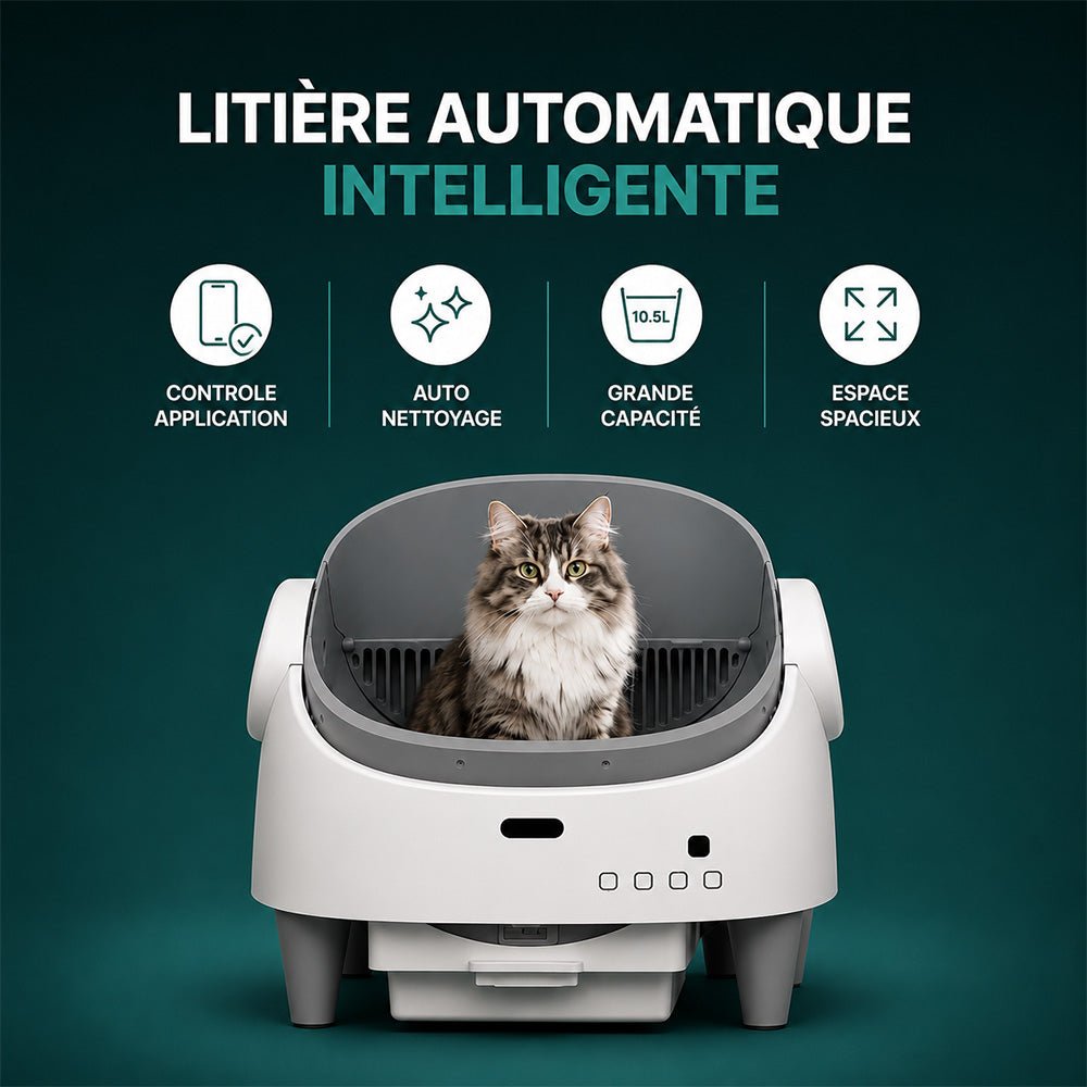 Litière automatique design - ORA - Mignou