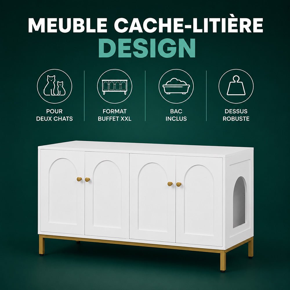Meuble cache litière - César - Mignou