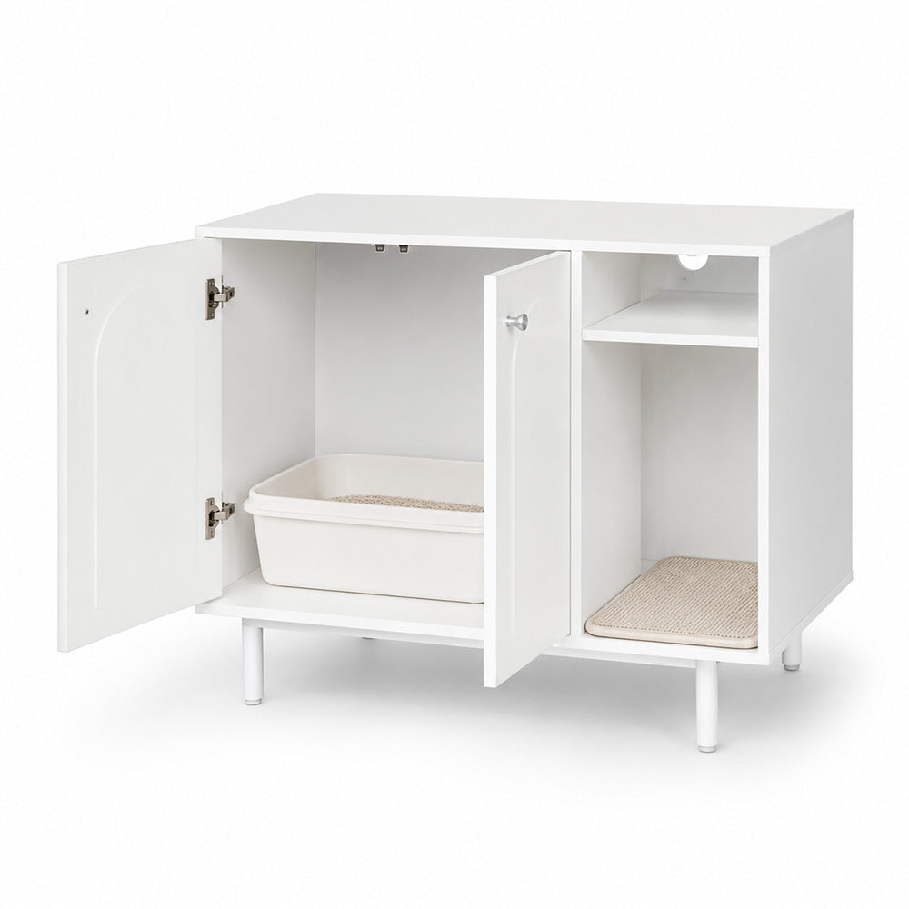 Meuble cache litière - Léon
