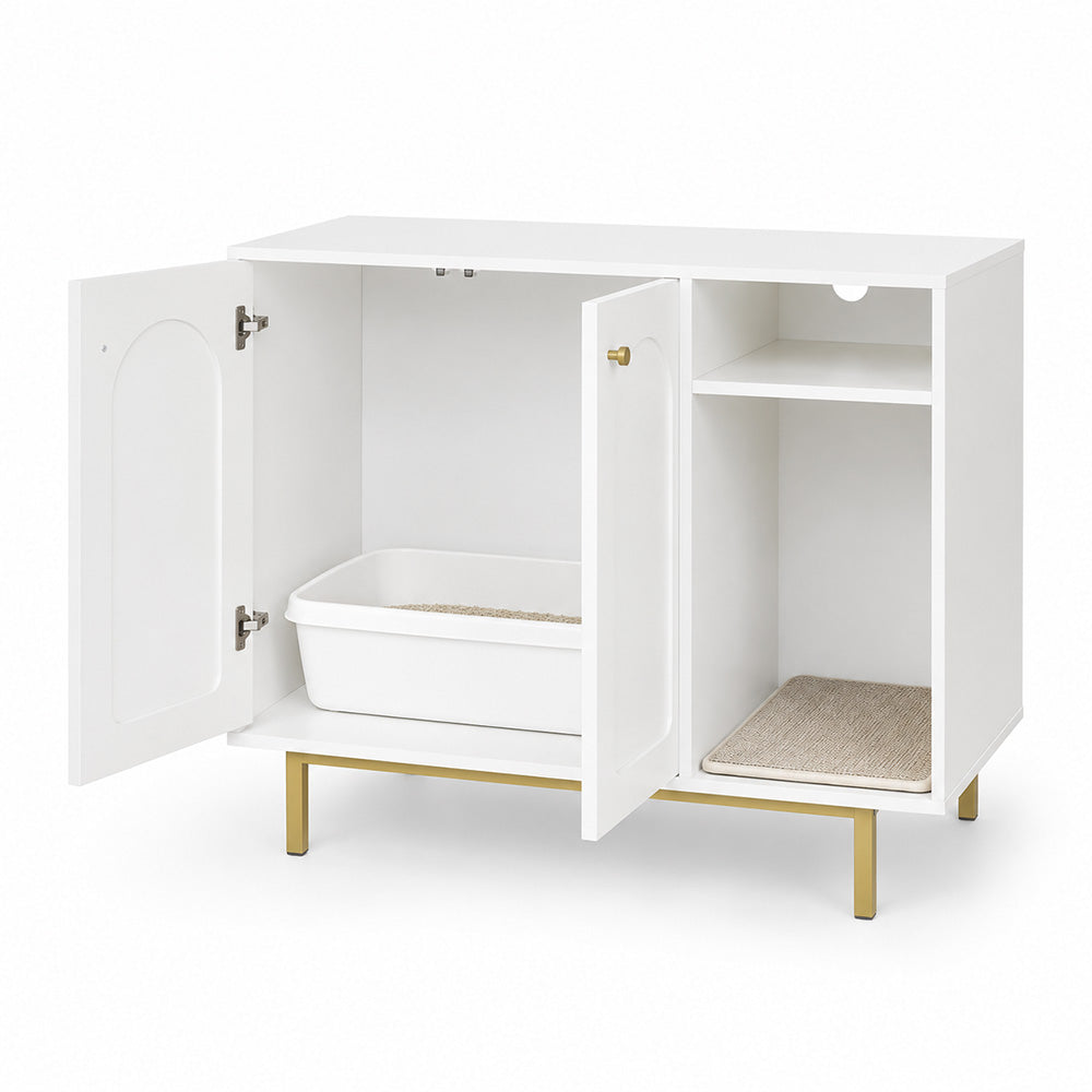 Meuble cache litière - Léon