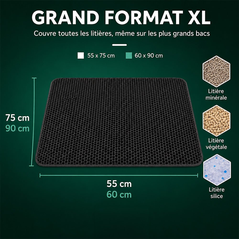 Tapis attrape-litière XL - Mignou