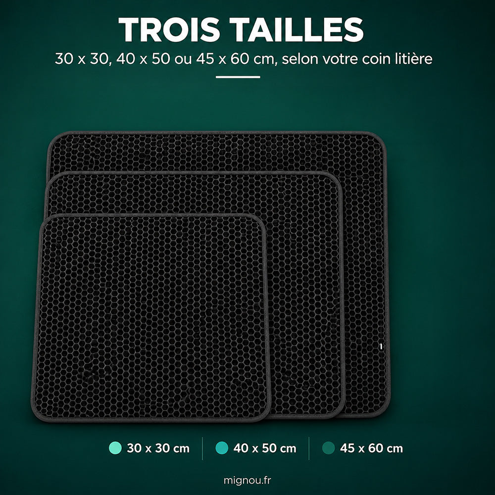 Tapis attrape-litière
